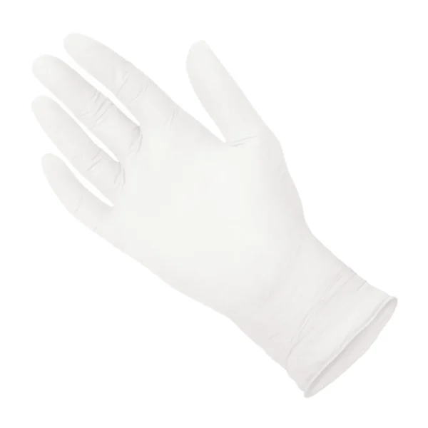 Close-up of MEDGLUV NitraGrip Nitrile Exam Gloves MGSE5120 Series, showcasing the 12" length and durable construction.